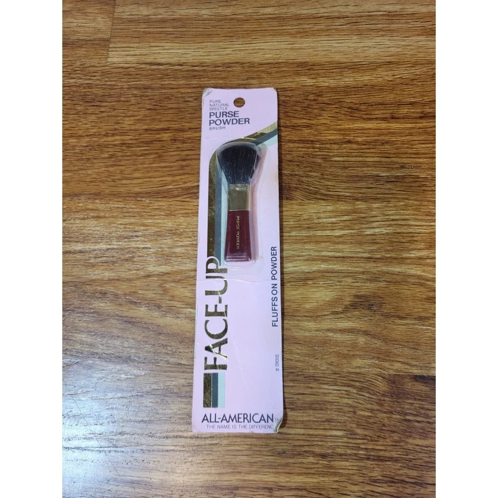 Vintage Face-up Purse Powder Brush NWT